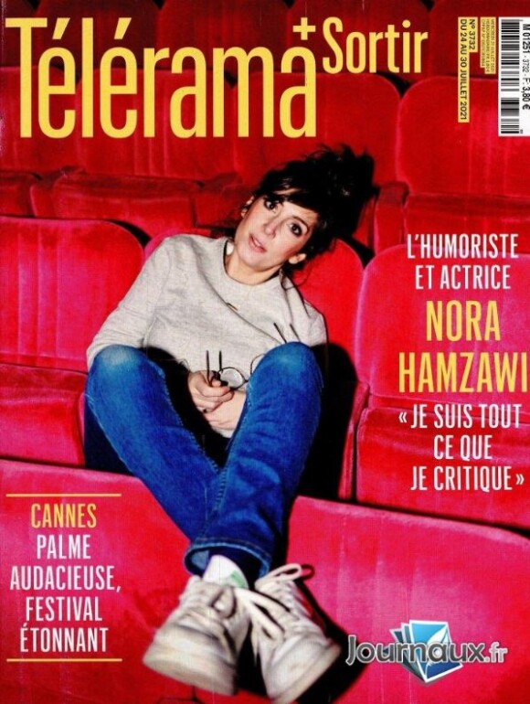 Couverture du magazine "Télérama" du 22 juillet 2021