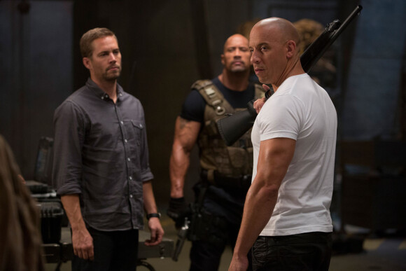 Dwayne Johnson et Vin Diesel dans le film "Fast and Furious 6".