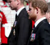 Le prince Harry, le prince William - Funérailles du prince Philip, duc d'Edimbourg à la chapelle Saint-Georges du château de Windsor, le 17 avril 2021.