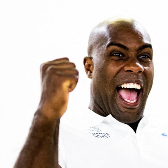 Teddy Riner lors de la présentation de l'équipe de France de Judo à Paris, France, le 22 juin 2021. © Jean-Baptiste Autissier/Panoramic/Bestimage