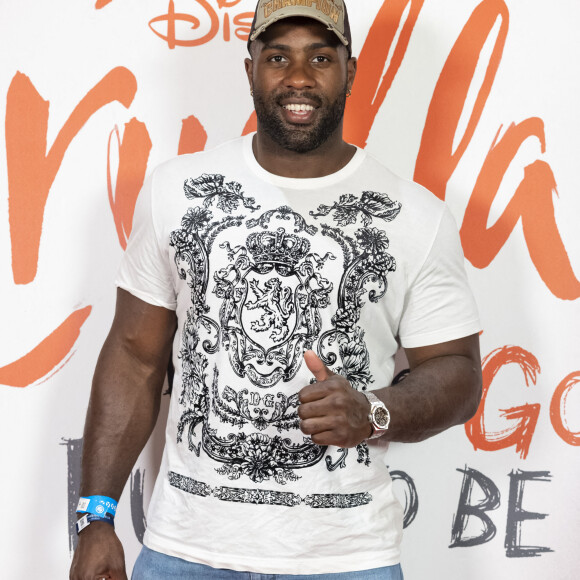 Teddy Riner - Avant-première parisienne du film "Cruella" au cinéma Le Grand Rex à Paris, le 11 juin 2021. © Olivier Borde/Bestimage