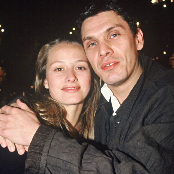 Archives - Marc Lavoine et Sarah Poniatowski lors d'une soirée à Paris.