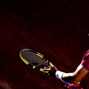 Jo-Wilfried Tsonga lors des internationaux de tennis de Roland Garros à Paris le 31 mai 2021. Jo-Wilfried Tsonga a perdu face à Yoshihito Nishioka. © Dominique Jacovides / Bestimage