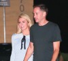 Paris Hilton et son fiancé Carter Reum vont dîner au restaurant "Nobu" à Los Angeles, le 3 juillet 2021. 