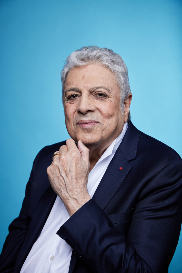 Enrico Macias - Studio - Enregistrement de l'émission "Duos Mystères" à la Seine Musicale à Paris, qui sera diffusée le 12 juin sur TF1 © Gaffiot-Moreau / Bestimage