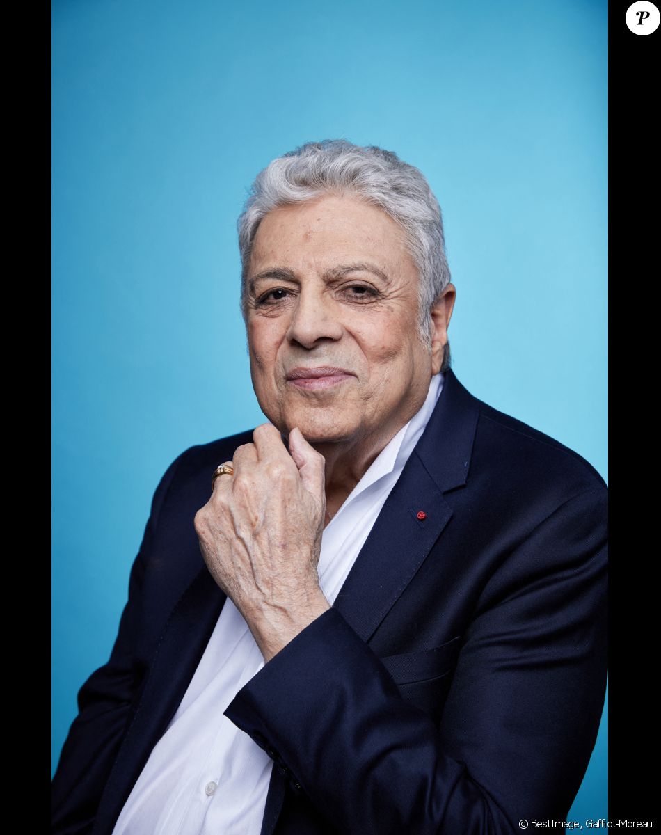 Enrico Macias - Studio - Enregistrement de l'émission "Duos Mystères" à la Seine Musicale à Paris, qui sera diffusée le 12 juin sur TF1 © Gaffiot-Moreau / Bestimage