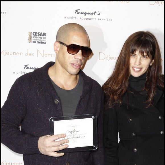JoeyStarr et Maïwenn au Fouquet's en 2010.