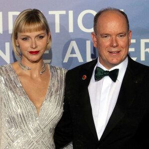 La princesse Charlène et le prince Albert II de Monaco - Gala "Monte-Carlo Gala for Planetary Health" à Monaco. © Jean-François Ottonello / Nice Matin / Bestimage