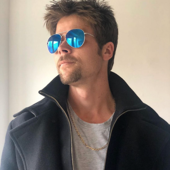 Nathan Meads, le sosie de Brad Pitt. Juillet 2021.