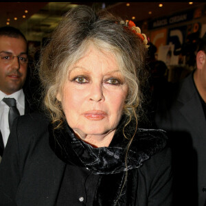 Brigitte Bardot au Noel des animaux de la S.P.A au palais des sports Marcel Cerdan.  © Guillaume Gaffiot / Bestimage