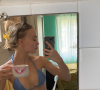 Lily-Rose Depp en bikini dans sa story Instagram du 29 juillet 2021.