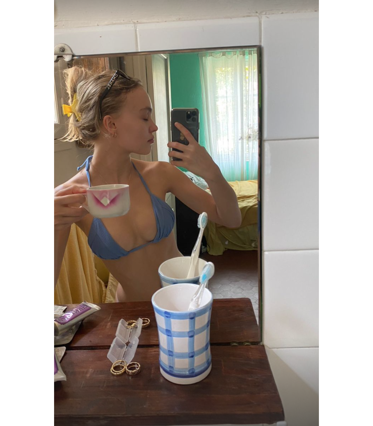 Photo Lily Rose Depp En Bikini Dans Sa Story Instagram Du 29 Juillet 2021 Purepeople