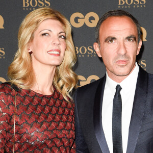 Nikos Aliagas et sa compagne Tina Grigoriou lors de la soirée de la 8ème édition des GQ Hommes de l'Année 2017 au Trianon à Paris, France, le 15 novembre 2017. © Coadic Guirec/Bestimage