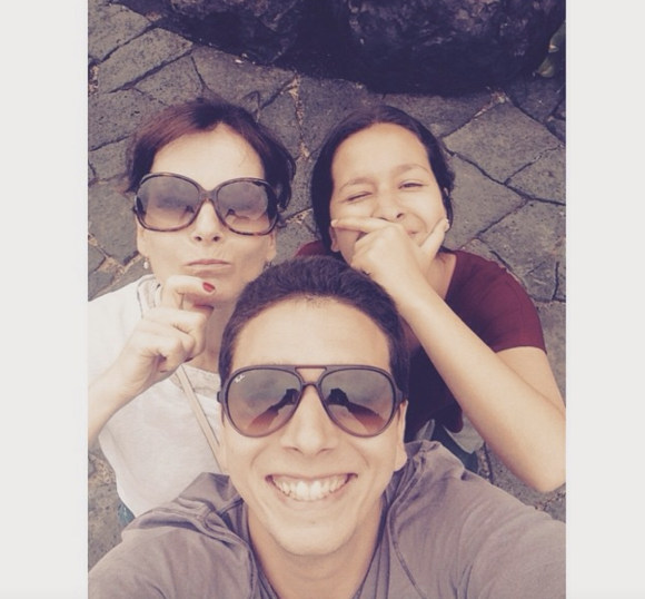 Cécilia Hornus avec ses enfants Léo et Emma - Instagram