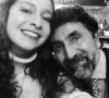 Emma Kabouche, la fille de Cécilia Hornus, avec son père Azize Kabouche - Instagram