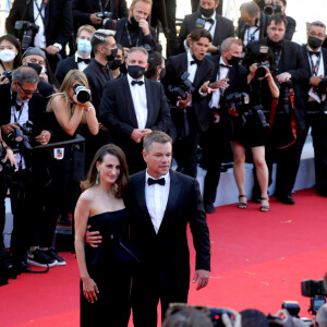 Camille Cottin, Matt Damon - Montée des marches du film " Stillwater " lors du 74ème Festival International du Film de Cannes. Le 8 juillet 2021 © Borde-Jacovides-Moreau / Bestimage