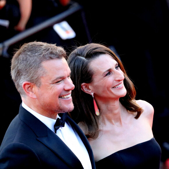 Matt Damon et Camille Cottin - Montée des marches du film " Stillwater " lors du 74ème Festival International du Film de Cannes. Le 8 juillet 2021 © Borde-Jacovides-Moreau / Bestimage