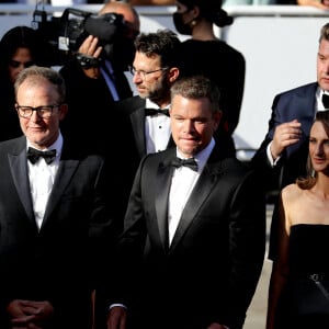 Abigail Breslin, Tom McCarthy, Matt Damon, Camille Cottin, Lilou Siauvaud - Montée des marches du film " Stillwater " lors du 74ème Festival International du Film de Cannes. Le 8 juillet 2021 © Borde-Jacovides-Moreau / Bestimage