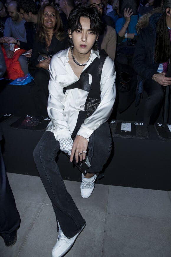 Kris Wu - People au défilé de mode Hommes automne-hiver 2019/2020 "Louis Vuitton" à Paris. Le 17 janvier 2019 © Olivier Borde / Bestimage