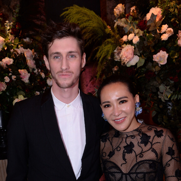 Jean-Baptiste Maunier et Cindy Chao lors de la soirée de gala de la 18ème édition du "Dîner de la mode du Sidaction" au Pavillon Cambon Capucines - Potel et Chabot à Paris, France, le 23 janvier 2020. © Rachid Bellak/Bestimage 