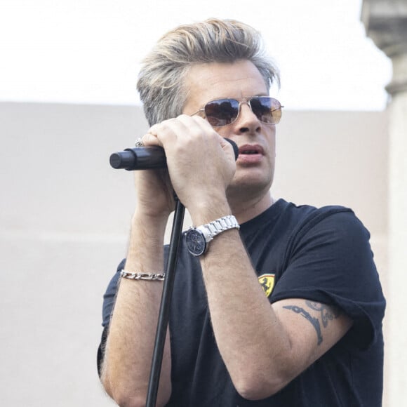 Exclusif - Benjamin Biolay présente son dernier album "Grand Prix" au Festival de Ramatuelle, le 3 août 2021. © Cyril Bruneau / Festival de Ramatuelle / Bestimage