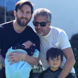 Lionel Messi en famille lors de la célébration de Pâques. Instagram, le 1er avril 2018.