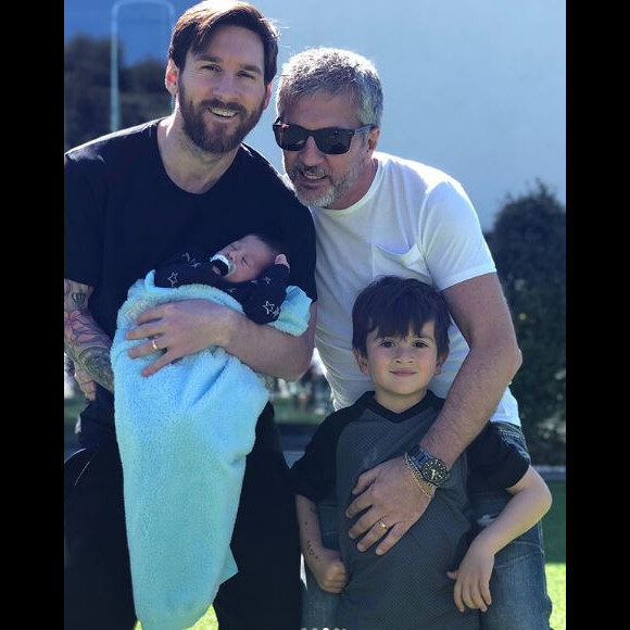 Lionel Messi en famille lors de la célébration de Pâques. Instagram, le 1er avril 2018.