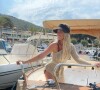 Emilie Fiorelli à bord d'un bateau, juillet 2021