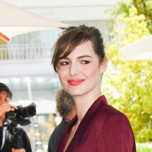 Louise Bourgoin arrive à l'hôtel "Martinez" lors du 72ème Festival International du Film de Cannes, France, le 16 mai 2019. 