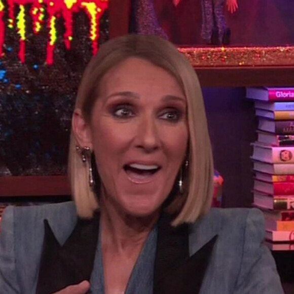 Céline Dion est sur le plateau de l'émission Watch What Happen Live