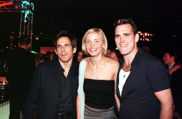 Ben Stiller, Cameron Diaz et Matt Dillon à l'avant-première du film "Mary à tout prix" en 1998.