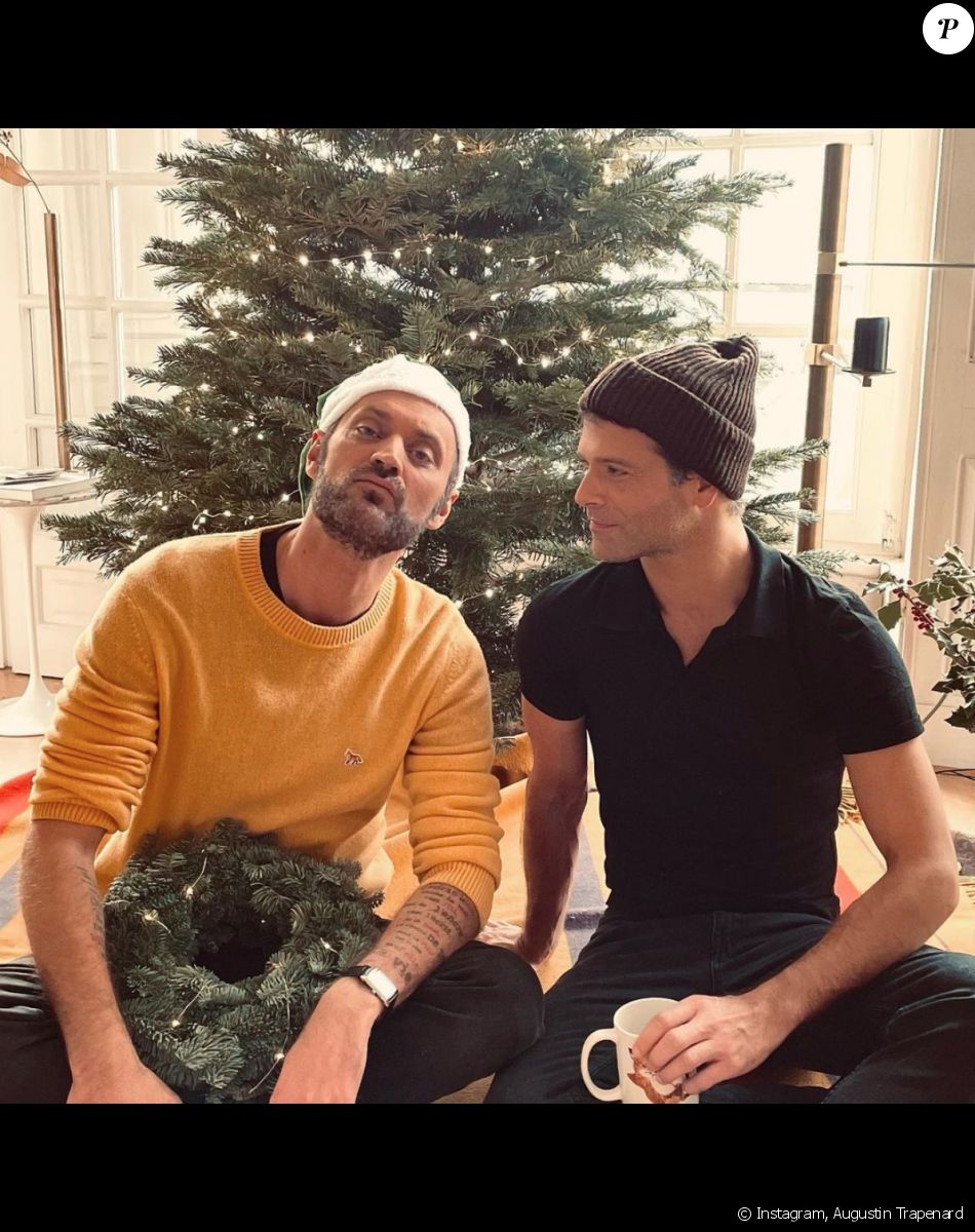 Augustin Trapenard a posté sur Instagram une nouvelle (et rare !) photo de son compagnon. Décembre 2020.