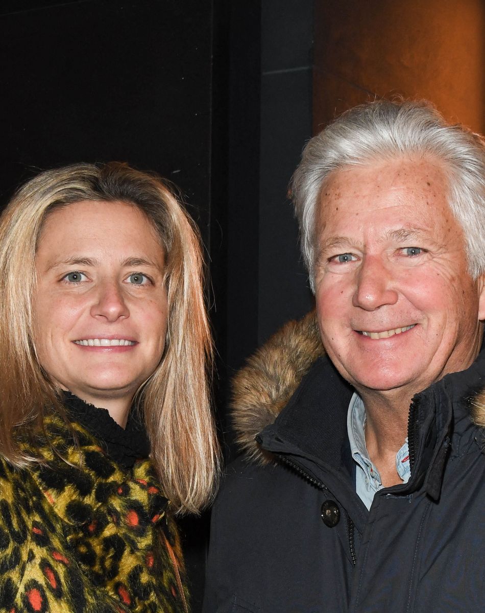 Pierre Dhostel et sa fille Caroline Bellemare - Première de la comédie musicale "Funny Girl" à Paris le 13 novembre 2019. © Guirec Coadic/Bestimage