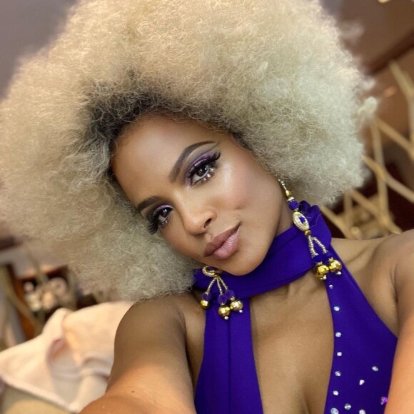 Christina Milian et son look disco.