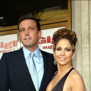 Jennifer Lopez et Ben Affleck à Los Angeles en 2003. 