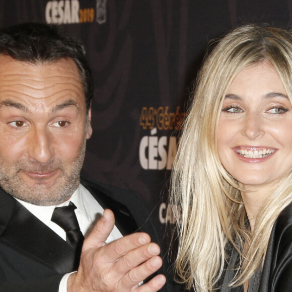Gilles Lellouche et sa compagne Alizée Guinochet - Photocall de la 44ème cérémonie des César à la salle Pleyel à Paris. Le 22 février 2019 © Christophe Aubert via Bestimage