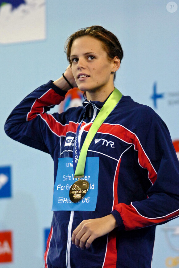 Laure Manaudou aux championnats d'Europe de natation à Helsinki en 2006.