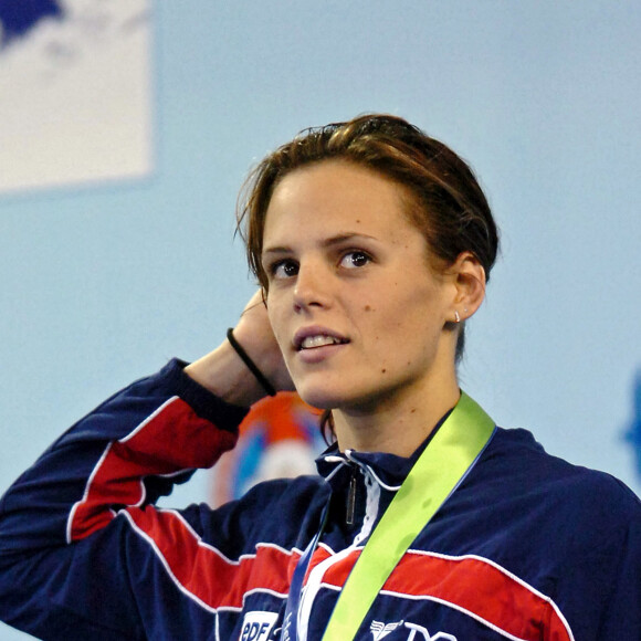 Laure Manaudou aux championnats d'Europe de natation à Helsinki en 2006.