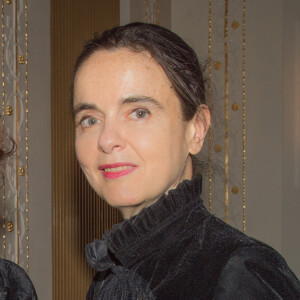 Exclusif - Amélie Nothomb (présidente du jury) lors de la remise du prix littéraire "Prix Décembre" à Claudie Hunziger pour son livre "Les grands cerfs" (Ed.Grasset) à la brasserie de l'hôtel Lutetia.