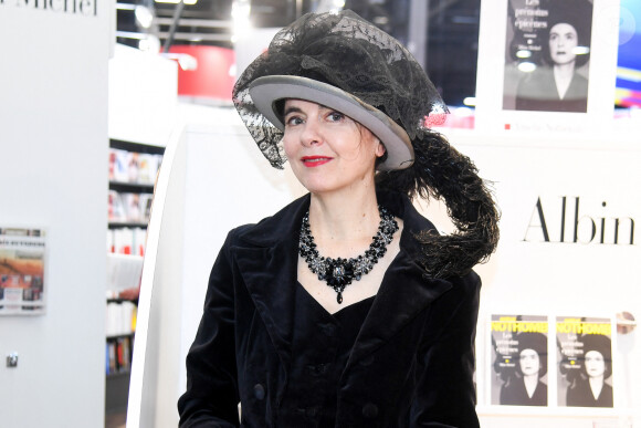 Amélie Nothomb - Salon du Livre de Paris 2019 du 15 au 18 mars 2019 à la Porte de Versailles. Le 15 mars 2019 © Lionel Urman / Bestimage