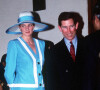 Le prince Charles et Lady Diana en Inde au débuts des années 90's.
