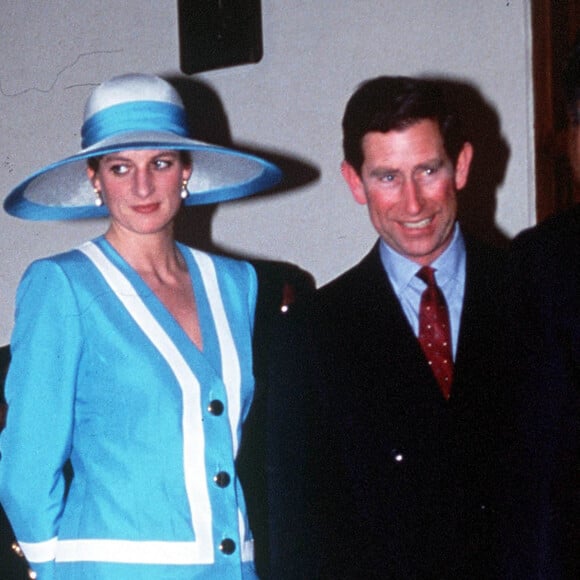 Le prince Charles et Lady Diana en Inde au débuts des années 90's.