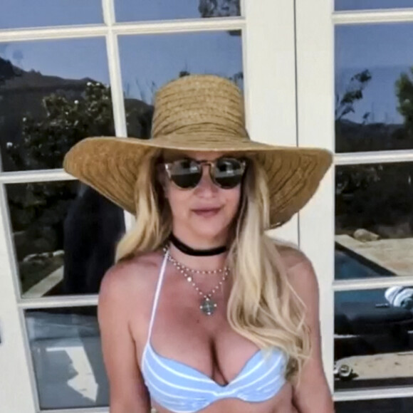 Dernières photos de Britney Spears sur les réseaux sociaux. Los Angeles. Le 5 août 2021.