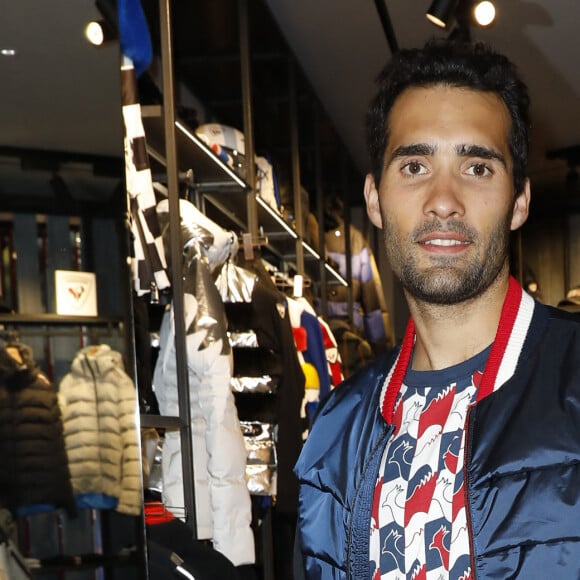 Exclusif - Martin Fourcade (Biathlète), ambassadeur de la technologie Covershield pour la présentation de la collection Rossignol Automne/Hiver 2019-2020 au Rossignol Store à Paris, France, le 3 octobre 2019. © Marc Ausset-Lacroix/Bestimage