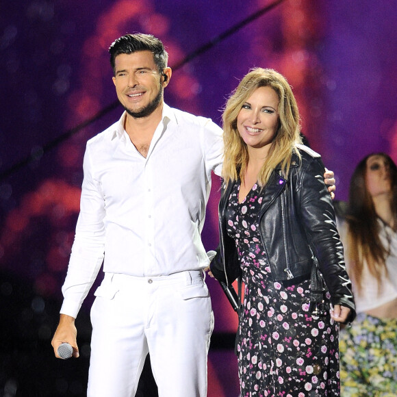 Hélène Ségara et Vincent Niclo - Enregistrement de l'émission "La chanson challenge" au Château de Chambord, qui sera diffusée le 26 juin sur TF1 © Gaffiot-Moreau / Bestimage