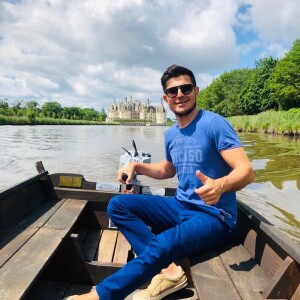 Vincent Niclo au château de Chambord. Juin 2021