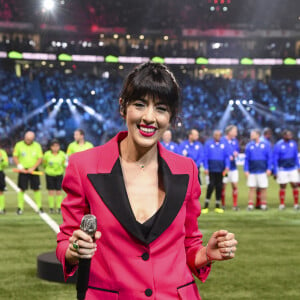 Nolwenn Leroy fait le show d'avant-match des légendes, France98 contre une sélection FIFA 98 à la U Arena à Nanterre, France, le 12 juin 2018. France98 a gagné 3-2. © Bestimage 