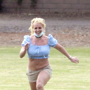 Exclusif - Britney Spears à Los Angeles le 16 juin 2020.