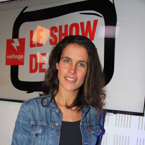 Exclusif - Clémence Castel (Koh-Lanta 2005 et 2018) lors de l'émission "Le Show de Luxe" sur la Radio Voltage à Paris , France, le 8 avril 2019. © Philippe Baldini/Bestimage