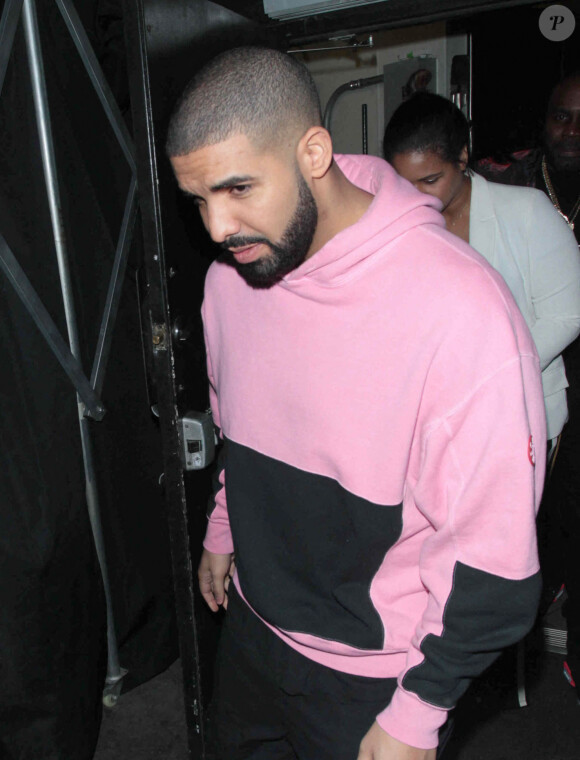 Drake - Les célébrités à la sortie du restaurant Craig à West Hollywood, le 10 avril 2017 